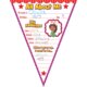 All About Me Pennants Bulletin Board Display Set Alternate Image A