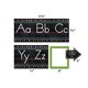 Chalkboard Brights Alphabet Line Bulletin Board Set Alternate Image SIZE