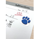 Blue Paw Prints Stickers Alternate Image A