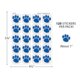 Blue Paw Prints Stickers Alternate Image SIZE