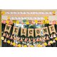 Burlap Pennants Welcome Bulletin Board Display Alternate Image A