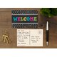 Chalkboard Brights Welcome Postcards Alternate Image B