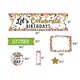 Confetti Let's Celebrate Birthdays Mini Bulletin Board Alternate Image SIZE