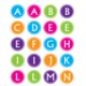 Brights Alphabet Stickers Alternate Image A