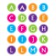 Brights Alphabet Stickers Alternate Image B