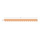 Orange Gingham Scalloped Border Trim Alternate Image SIZE