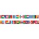 International Flags Straight Border Trim Alternate Image A