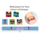 Pete the Cat Groovy Birthday Slap Bracelets Alternate Image SIZE