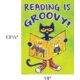 Pete the Cat Reading is Groovy Positive Poster Alternate Image SIZE