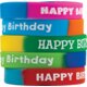 Fancy Happy Birthday Wristbands Alternate Image C