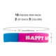 Fancy Happy Birthday Wristbands Alternate Image SIZE