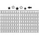 Black and White Number Line (-20 to +120) Mini Bulletin Board Alternate Image A