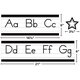Black and White Alphabet Line Mini Bulletin Board Alternate Image SIZE