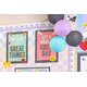 White with Black Squiggles Die-Cut Border Trim Alternate Image D