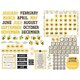 Buzzing Bees Calendar Bulletin Board Alternate Image A