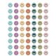 Calming Colors Smiley Faces Mini Stickers Alternate Image A