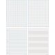 Paper & Grids Write-On/Wipe-Off Chart Set Alternate Image A