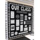 Black Painted Dots on White 7" Fun Font Letters Alternate Image B