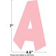 Pastel Pop 7" Fun Font Letters Alternate Image SIZE