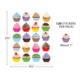 Cupcakes Stickers Alternate Image SIZE