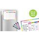 Colorful Dry-Erase Magnetic Task Chart Alternate Image B