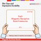 Double-Sided Magnetic Dry-Erase Board: Blank Alternate Image B