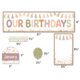 Terrazzo Tones Our Birthdays Mini Bulletin Board Alternate Image SIZE