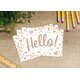 Terrazzo Tones Hello Postcards Alternate Image A