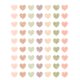 Terrazzo Tones Hearts Mini Stickers Alternate Image A