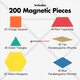 Foam Fun™ Magnet Pattern Blocks, Set of 200 Alternate Image B