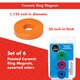 Ceramic Ring Magnets, Set of 6 Alternate Image B