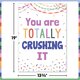 You Are Totally Crushing It Positive Poster Alternate Image SIZE