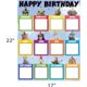 Go Wild Animals Happy Birthday Chart Alternate Image SIZE