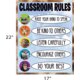 Go Wild Animals Classroom Rules Chart Alternate Image SIZE