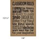 Burlap Classroom Rules Positive Poster Alternate Image SIZE