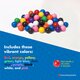 Solid-Colored Magnetic Marbles, Set of 50 Alternate Image E