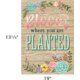 Bloom Where You Are Planted Positive Poster Alternate Image SIZE