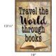 Travel the World Through Books Positive Poster Alternate Image SIZE