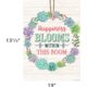 Happiness Blooms Within This Room Positive Poster Alternate Image SIZE