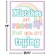 Mistakes Are Proof That You Are Trying Positive Poster Alternate Image SIZE