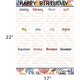 Wonderfully Wild Happy Birthday Chart Alternate Image SIZE