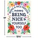 Being a Nice Person Positive Poster Alternate Image SIZE