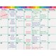 Colorful Calendar Write-On/Wipe-Off Chart Alternate Image A