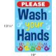 Wash Your Hands Positive Poster Alternate Image SIZE