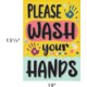 Please Wash Your Hands Positive Poster Alternate Image SIZE