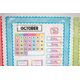 Colorful Scribble Calendar Chart Alternate Image A