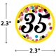 Confetti Numbers Magnetic Accents Alternate Image SIZE