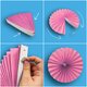 Confetti Hanging Paper Fans Alternate Image A