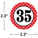 Polka Dots Numbers Magnetic Accents Alternate Image SIZE