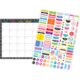 Clingy Thingies Chalkboard Brights Calendar Set Alternate Image A